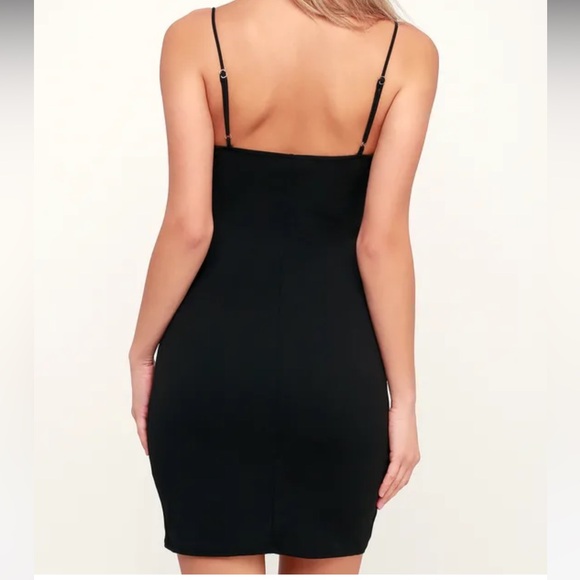 Cutout On The Town Black Cutout Bodycon Dress - Picture 2 of 6